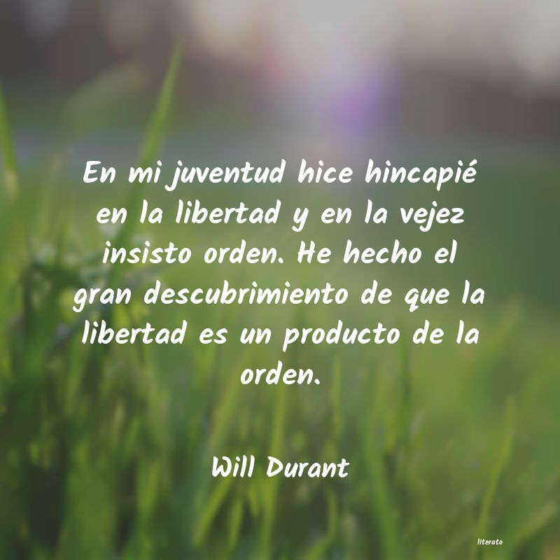 frases de Will Durant