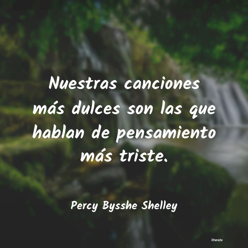 Frases de Percy Bysshe Shelley