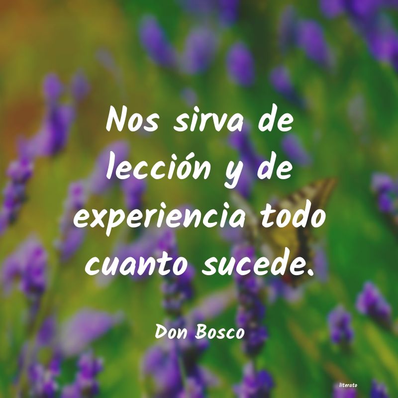 frases de Don Bosco