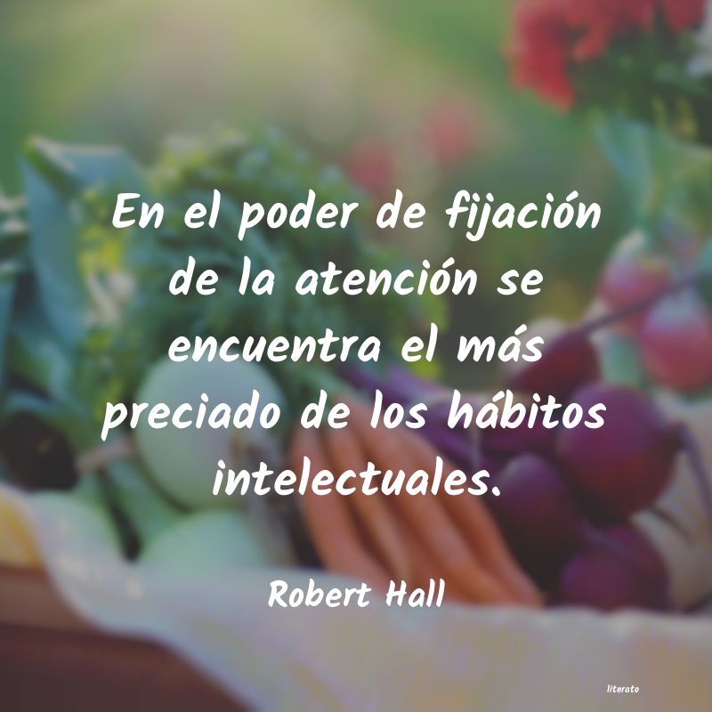 Frases de Robert Hall