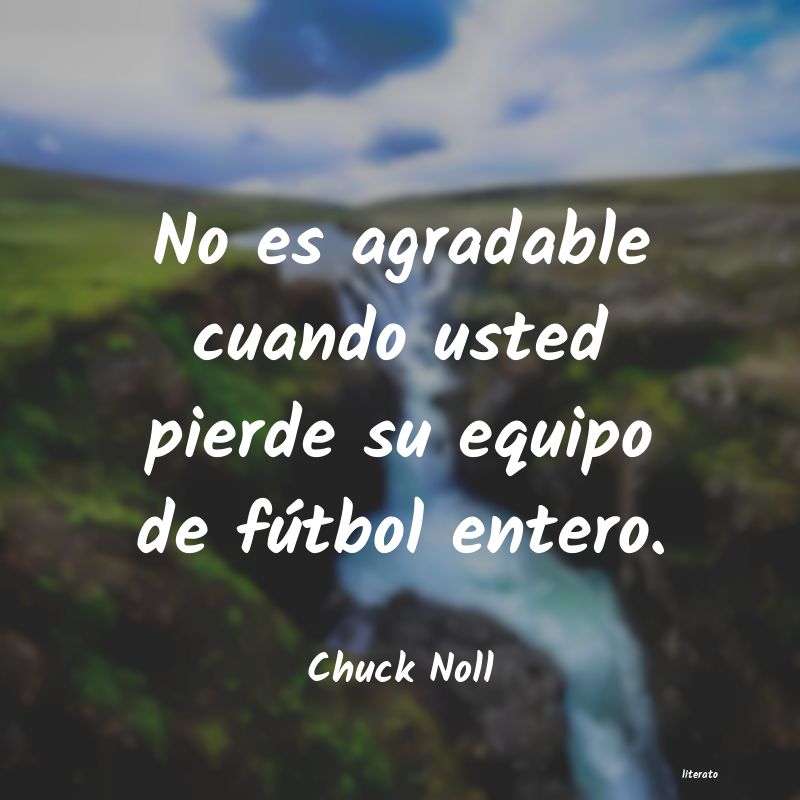 Frases de Chuck Noll