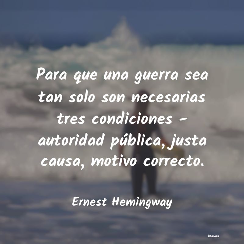 Frases de Ernest Hemingway