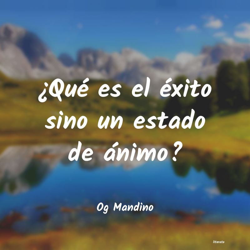 frases de Og Mandino