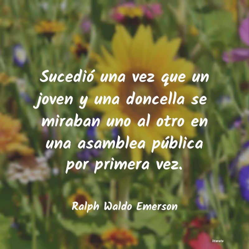 Frases de Ralph Waldo Emerson