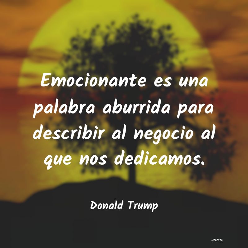 frases de Donald Trump