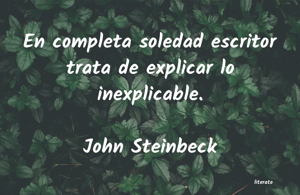 frases de John Steinbeck