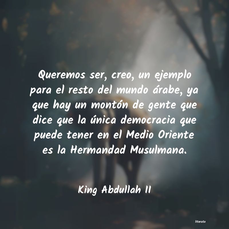 frases de King Abdullah II
