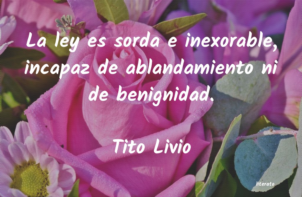 frases de Tito Livio