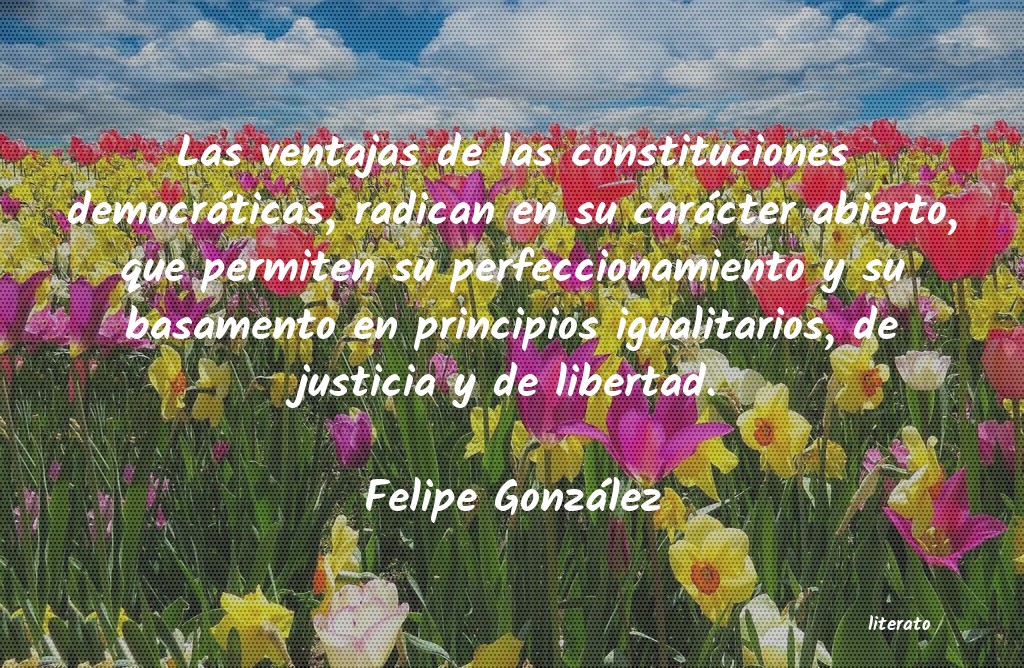 Frases de Felipe González