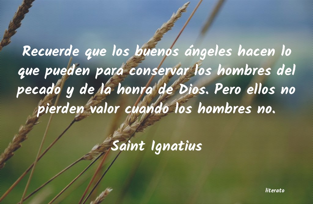 Frases de Saint Ignatius