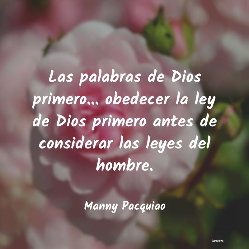 Frases de Manny Pacquiao