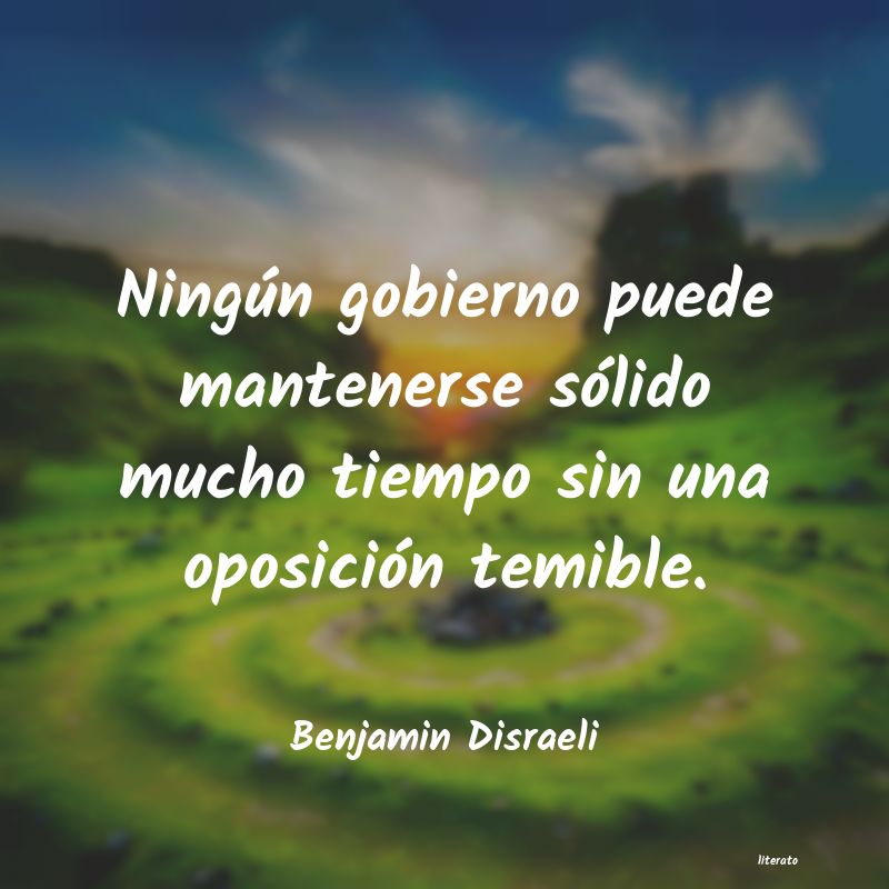 Frases de Benjamin Disraeli