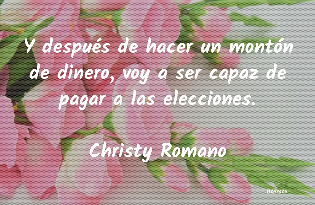 Frases de Christy Romano