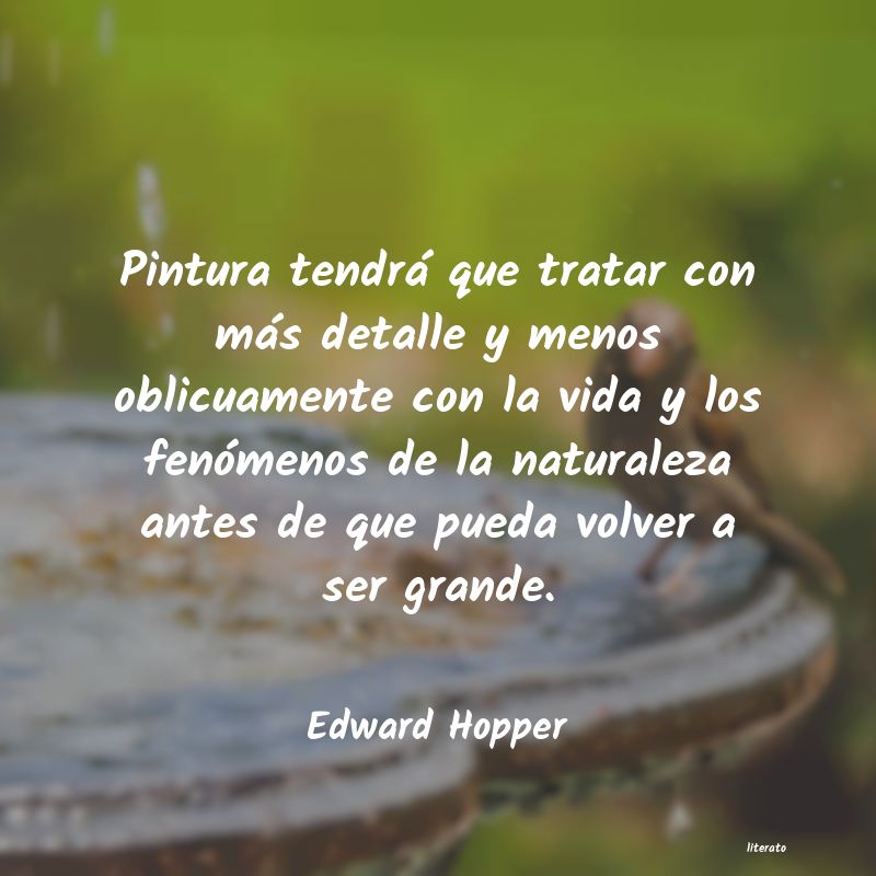 frases de Edward Hopper