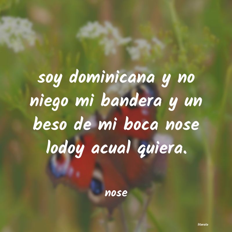 Frases de nose