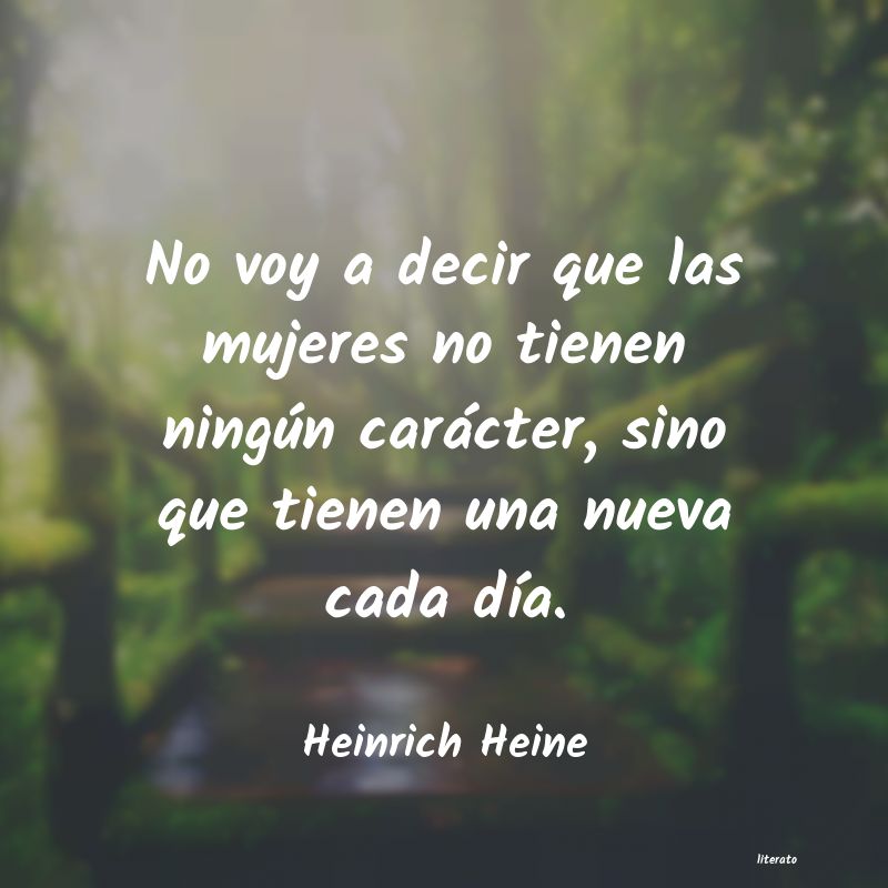 frases de Heinrich Heine