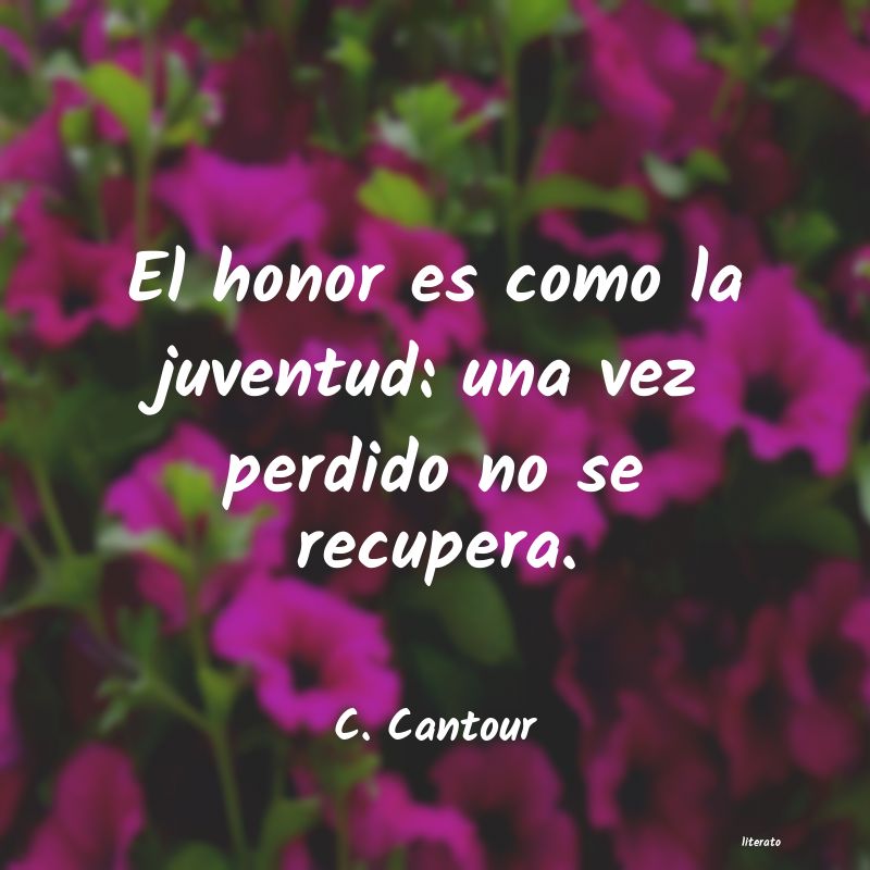 Frases de C. Cantour