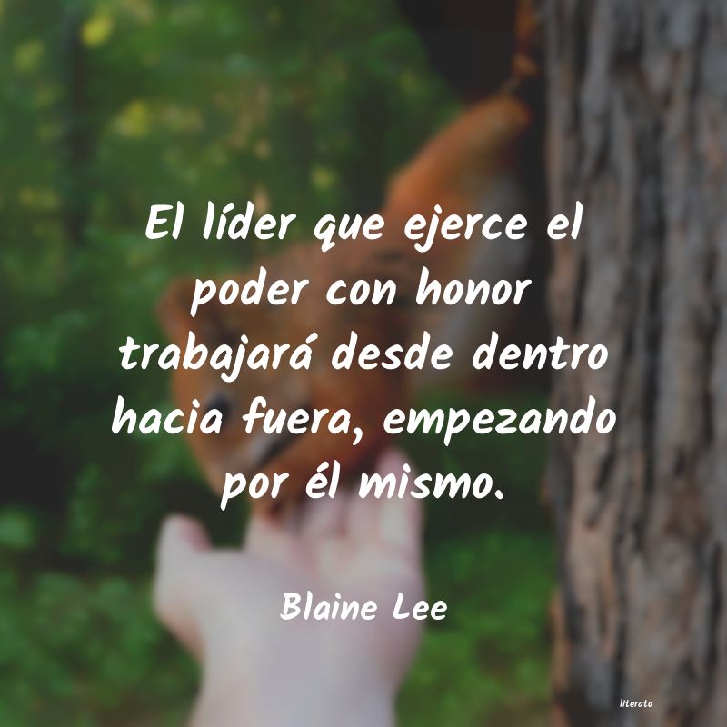 frases de Blaine Lee