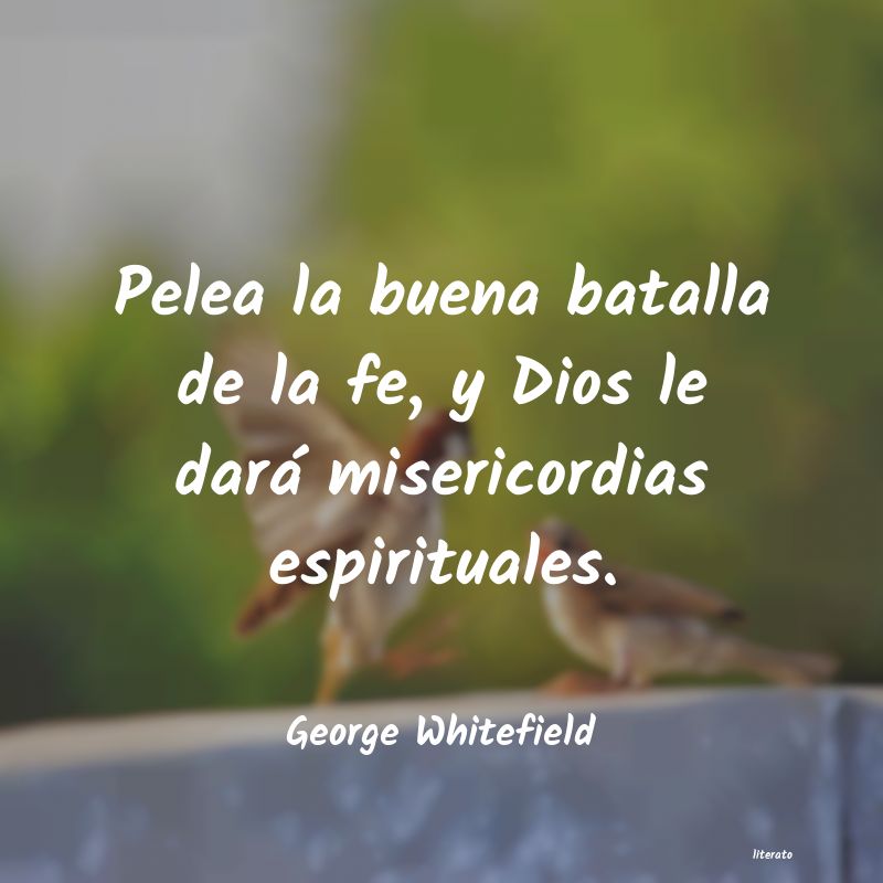 Frases de George Whitefield