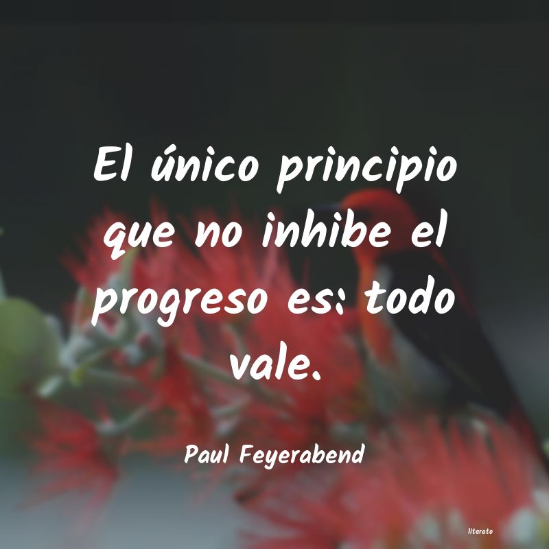 frases de Paul Feyerabend