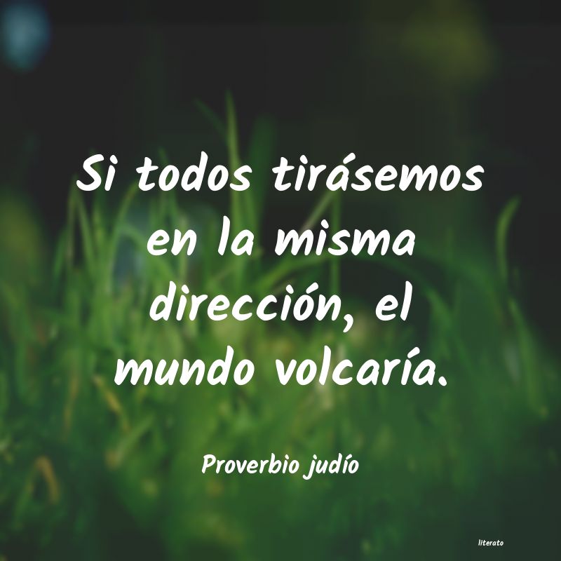 Frases de Proverbio judío