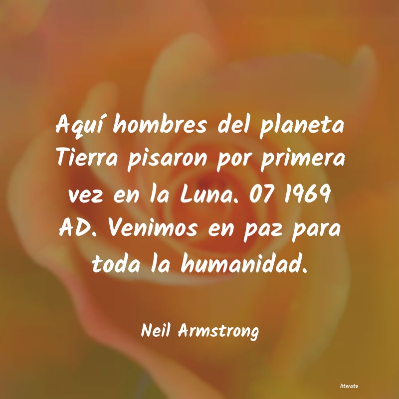 frases de Neil Armstrong