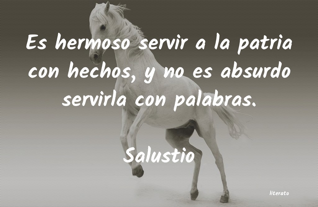 Frases de Salustio