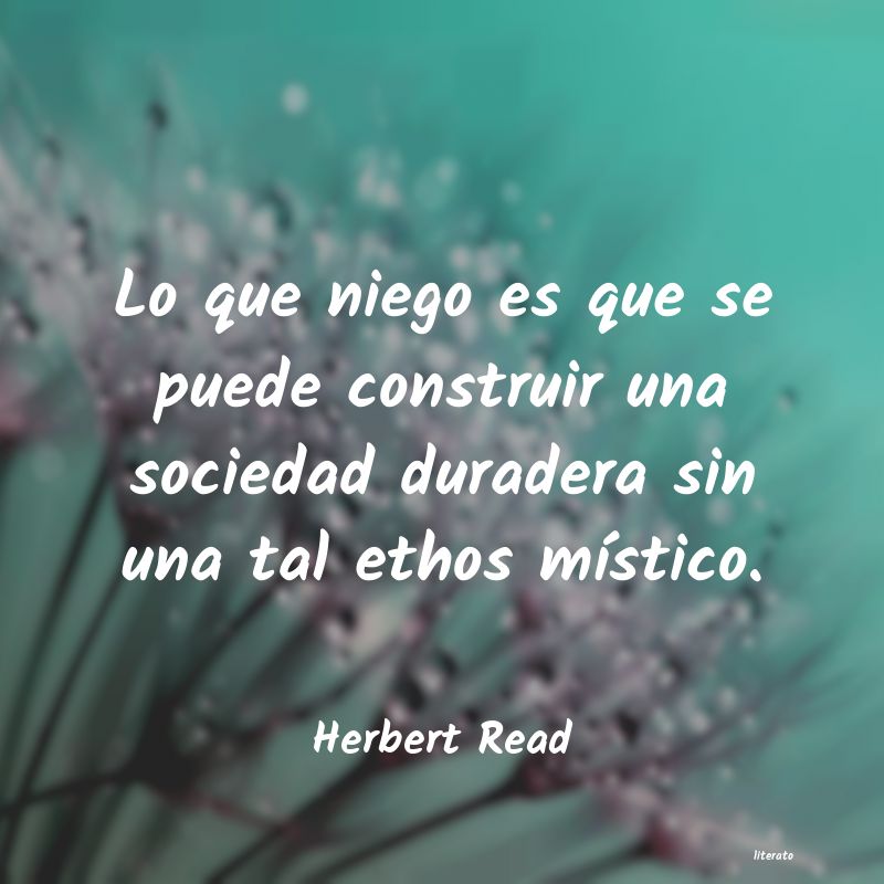 Frases de Herbert Read