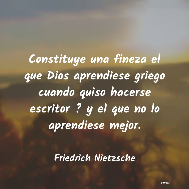 Frases de Friedrich Nietzsche