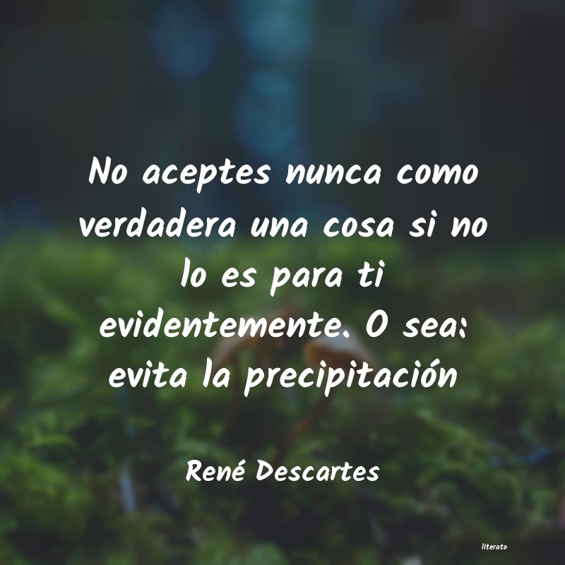frases de René Descartes