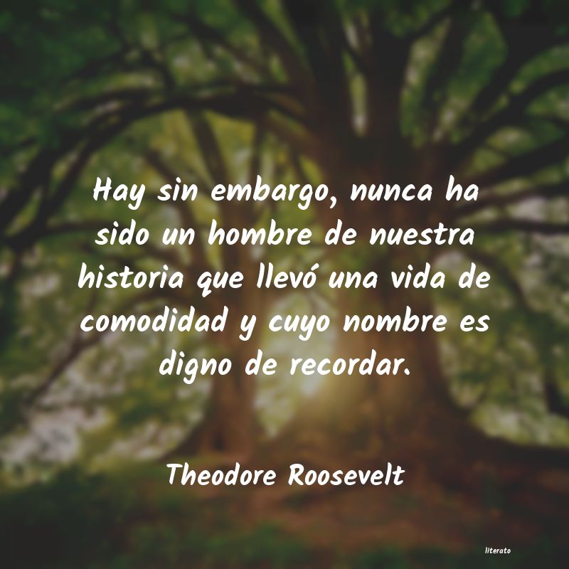 Frases de Theodore Roosevelt