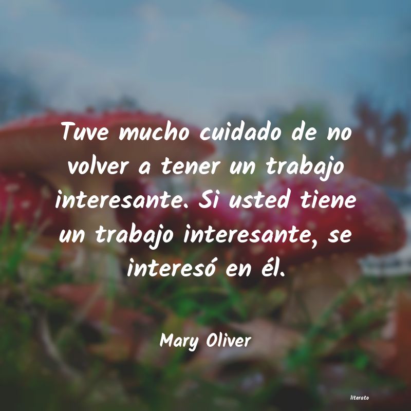 Frases de Mary Oliver