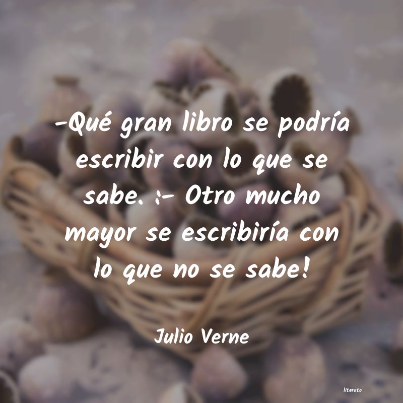 frases de Julio Verne