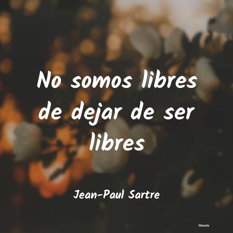 frases de Jean-Paul Sartre