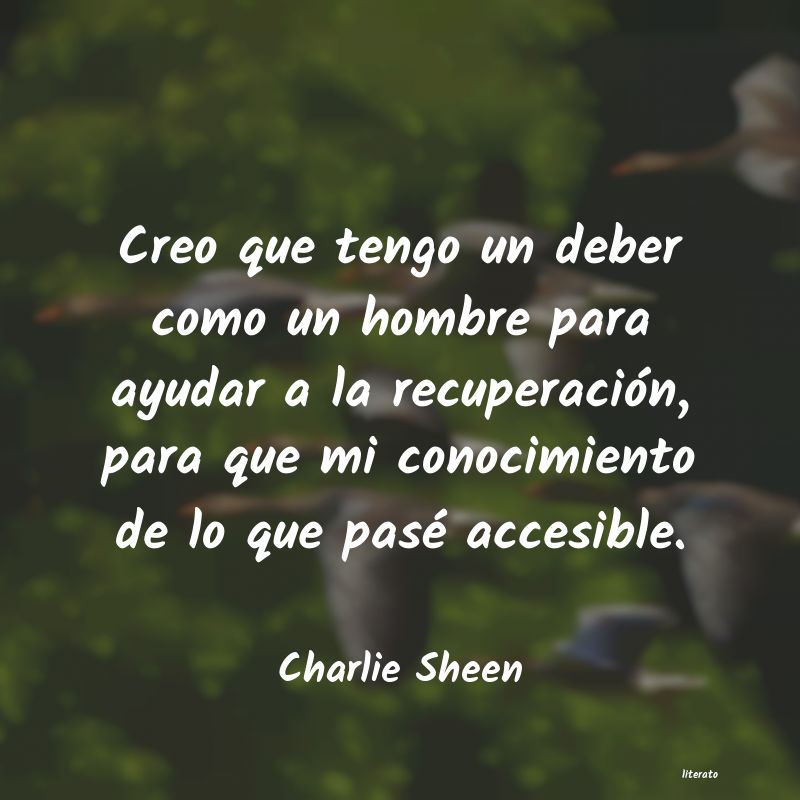 frases de Charlie Sheen