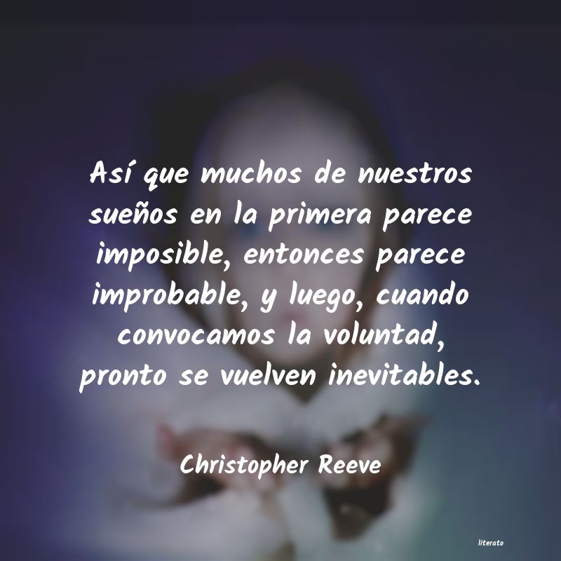 frases de Christopher Reeve