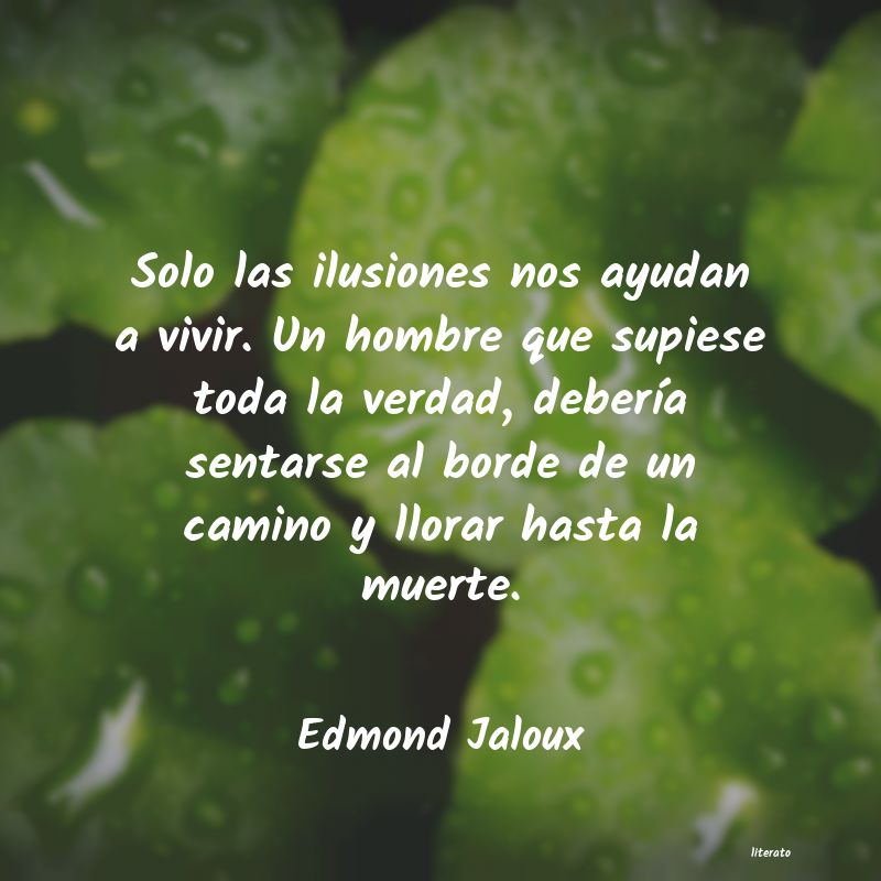frases de Edmond Jaloux