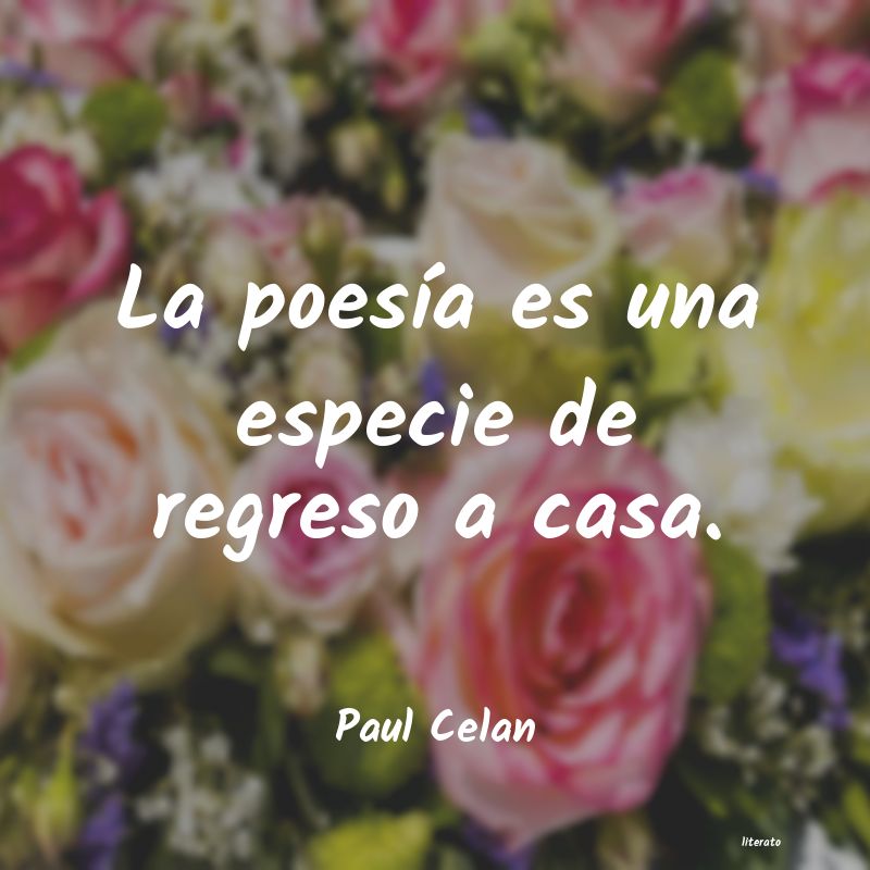 frases de Paul Celan