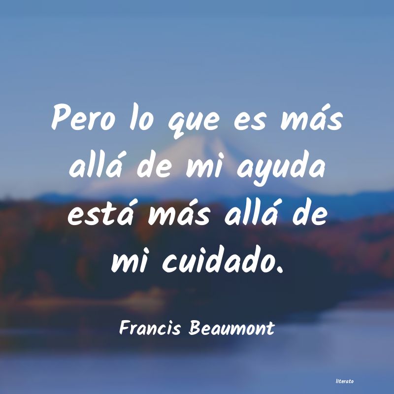Frases de Francis Beaumont