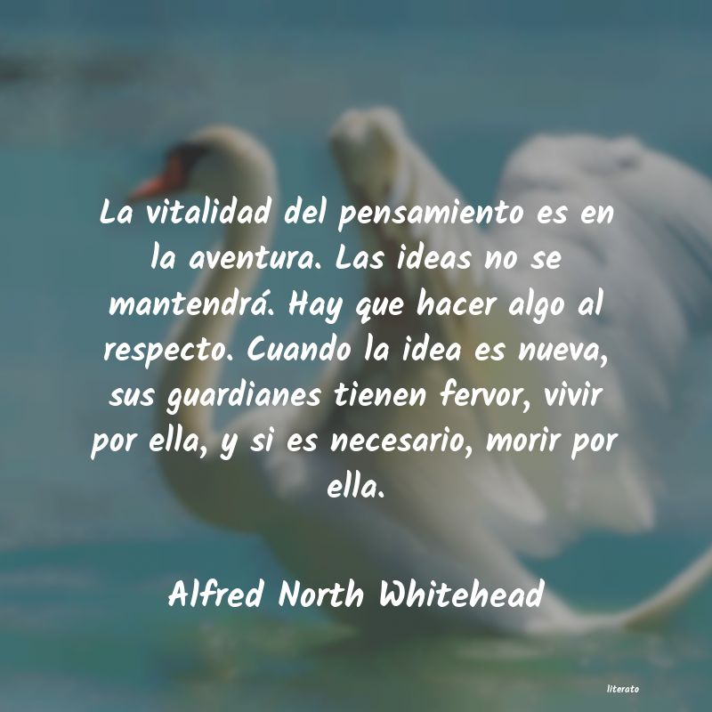 Frases de Alfred North Whitehead