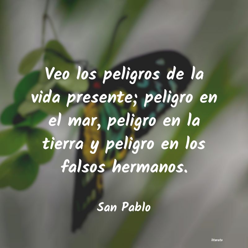 Frases de San Pablo