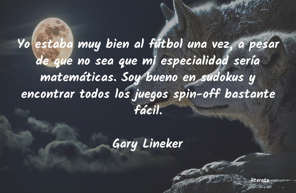 frases de Gary Lineker