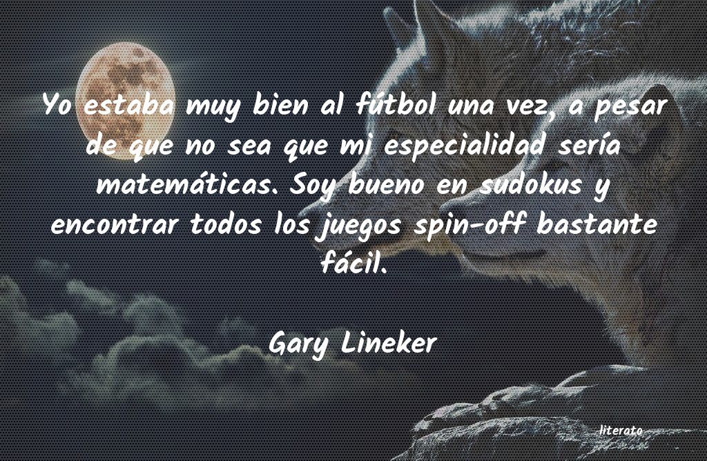 Frases de Gary Lineker