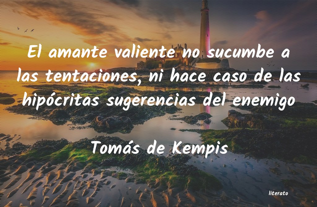 frases de Tomás de Kempis