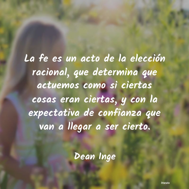 Frases de Dean Inge