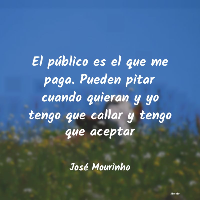 frases de José Mourinho