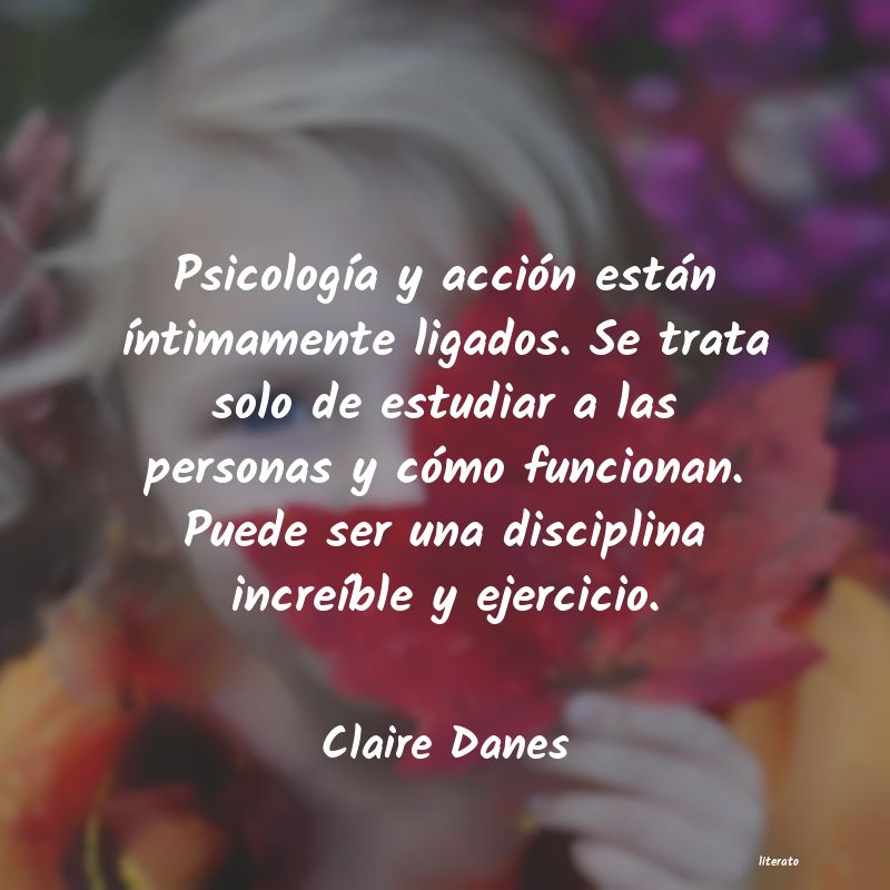 frases de Claire Danes