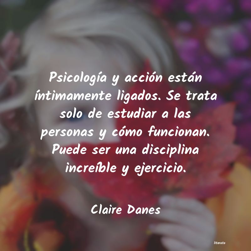 Frases de Claire Danes