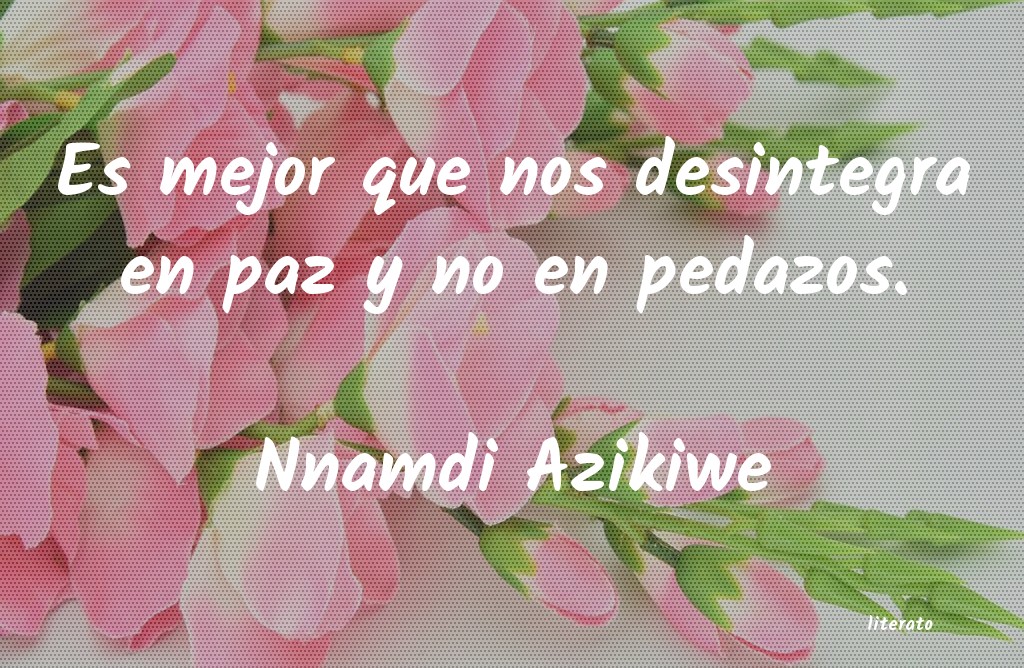 Frases de Nnamdi Azikiwe