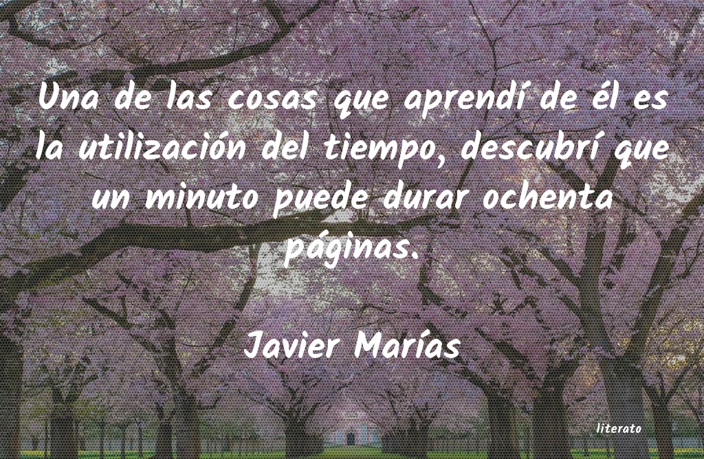 Frases de Javier Marías